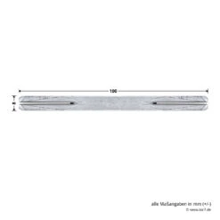 Würth Türdrücker ZD 21, Rosette BB, PZ, WC, Vernickelt -Garagentor Serie 0687170300 wuerth tuerdruecker zd21 bemassung 2