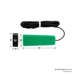 Hörmann Schaltseilverlängerung Für Notentriegelung, 2 X 4 Meter 6 Hörmann Schaltseilverlängerung Für Notentriegelung, 2 X 4 Meter -Garagentor Serie 3000 hoermann schaltseilverlaengerung fuer notentriegelung gruen breite laenge