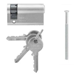 Hörmann Profil-Halbzylinder, 45,5 + 10 Mm, Links, TS 16 -Garagentor Serie 3014860 hoermann profil halbzylinder 45 5 10 mm links ts 16 lieferumfang