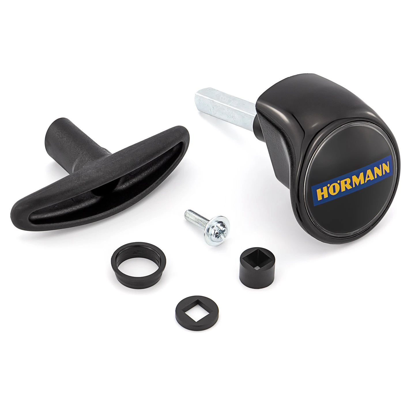 Hörmann Torgriffgarnitur Schwarz, Stiftlänge 73,5 Mm, TS 0,75/1,5/3 2 Hörmann Torgriffgarnitur Schwarz, Stiftlänge 73,5 Mm, TS 0,75/1,5/3 – Bild 2