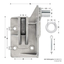 Hörmann Aufsetzstück, Beschlagsart N, Links -Garagentor Serie 3027708 hoermann aufsetzstueck beschlagsart n links bemassung 1