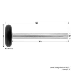 Hörmann Laufrolle Mit Kugellager, BR 30/40/50, Edelstahl -Garagentor Serie 3053384 hoermann laufrolle typ k kugellager edelstahl masse