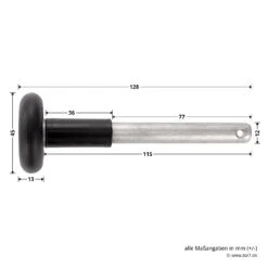 Hörmann Laufrolle Mit Kugellager Und Splintbohrung, Edelstahl -Garagentor Serie 3053385 hoermann laufrolle typ ks kugellager und splintbohrung edelstahl masse