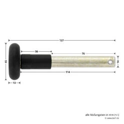 Hörmann Laufrolle Mit Kugellager Und Splintbohrung, DPU -Garagentor Serie 3065807 hoermann laufrolle typ ks 14 kugellager und splintbohrung dpu masse