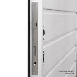 Hörmann Einsteck-Rohrprofilschloss KFV Für Schlupf-und Nebentüren, PZ -Garagentor Serie 3070038 hoermann einsteck rohrprofilschloss 1314 pz fuer schlupf und nebentuer einbausituation 1