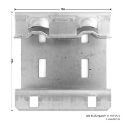 Hörmann Federstopperkonsole -Garagentor Serie 3073628 hoermann federstopperkonsole breite hoehe