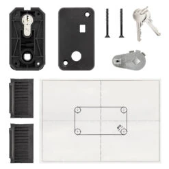 Hörmann Schloss PZ, TS 42,5 Mm Inkl. Zylinder -Garagentor Serie 3088641 hoermann schloss pz ts 425 mm inkl zylinder montageskizze