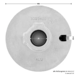 Hörmann Seiltrommel, Beschlag N, L, Rechts, Baureihe 20/30 -Garagentor Serie 3093538 hoermann seiltrommel rechts fuer garagen sektionaltore br 30 masse durchfuehrung aussen