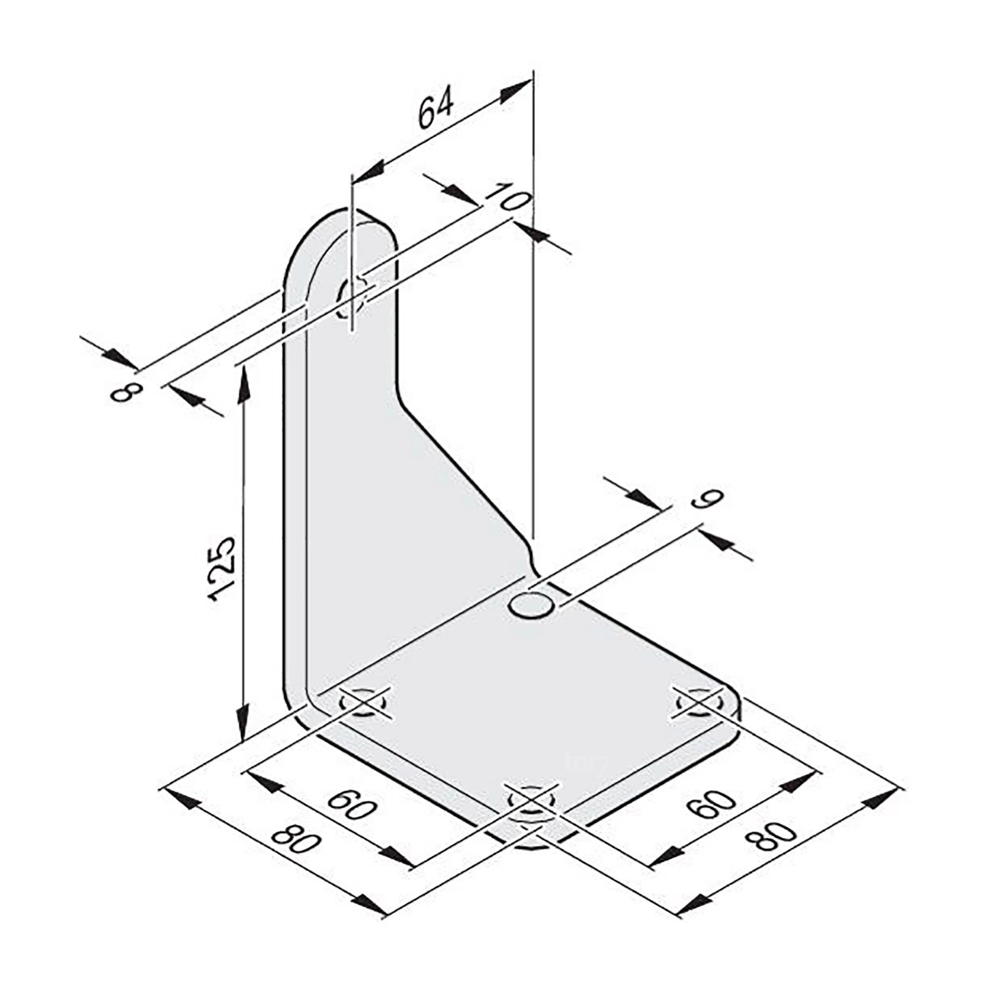 SOMMER Torpfostenbeschlag 64/125 Twist 200 E/EL 1 SOMMER Torpfostenbeschlag 64/125 Twist 200 E/EL