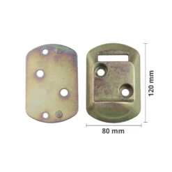 Hörmann Auflaufbock Als Bodenanschlag Für Drehtore -Garagentor Serie 436234 hoermann auflaufbock als bodenanschlag fuer drehtore masse oben