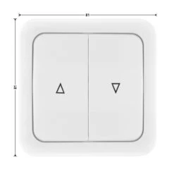 Hörmann Innentaster TUPS 2 Für Unterputzsender -Garagentor Serie 436266 hoermann taster tups 2 masse