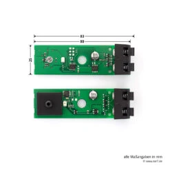 Hörmann Einweg-Lichtschranke EL 101 -Garagentor Serie 436294 hoermann einweg lichtschranke el 101 platinen breite laenge