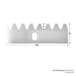 Hörmann Stahl-Zahnstange Für Schiebetorantriebe -Garagentor Serie 436444 hoermann stahl zahnstange fuer schiebetorantriebe bemassung
