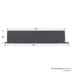 Hörmann 3-Kanal-Empfänger HE 3, BiSecur -Garagentor Serie 436721 hoermann 3 kanal empfaenger he 3 bisecur hoehe laenge