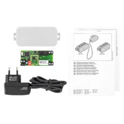 Hörmann 2-Kanal-Relais-Empfänger HET/S 2, BiSecur -Garagentor Serie 436728 hoermann 2 kanal relais empfaenger het s 2 bisecur lieferumfang draufsicht