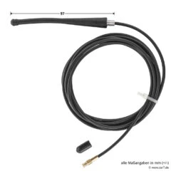 Hörmann Externe Antenne Für Empfänger HER 2, BiSecur -Garagentor Serie 436969 hoermann externe antenne fuer empfaengerher 2 bisecur masse