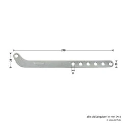 Hörmann SKG Sicherheits-Set, Führungsschienen -Garagentor Serie 437144 hoermann skg sicherheits set fuehrungsschienen masse