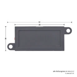 Hörmann 1-Kanal-Empfänger HE 1, 26,995 MHz -Garagentor Serie 437241 hoermann 1 kanal empfaenger he 1 26 995 mhz breite laenge