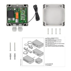 Hörmann 1-Kanal-Relais-Empfänger HER 1, 26,975 MHz -Garagentor Serie 437260 hoermann 1 kanal relais empfaenger her 1 26 975 mhz lieferumfang