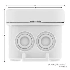 Hörmann 2-Kanal-Relais-Empfänger HES 2, 868 MHz, Funktion Ein Und Aus -Garagentor Serie 437539 hoermann 2 kanal relais empfaenger hes 2 868 mhz funktion ein und aus masse