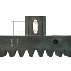 Hörmann Kunststoff-Zahnstange S6, Befestigung Oben -Garagentor Serie 438631 hoermann kunststoff zahnstange s6 detailansicht