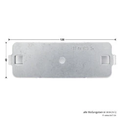Hörmann Abhängungs-Set Für Führungsschienen 14 Hörmann Abhängungs-Set Für Führungsschienen -Garagentor Serie 438740 hoermann abhaengungs set fuer fuehrungsschienen grundplatte breite laenge