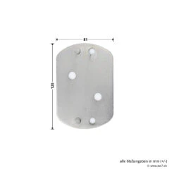 Hörmann Unterlegplatten-Set Für Auflaufbock -Garagentor Serie 438774 hoermann unterlegplatten set fuer auflaufbock masse