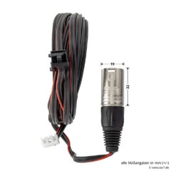 Hörmann Verbindungsleitung ProMatic Akku, 5 M 5 Hörmann Verbindungsleitung ProMatic Akku, 5 M -Garagentor Serie 438959 hoermann verbindungsleitung zl24 5 m bemassung