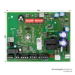 Hörmann Steuerungsplatine LineaMatic Schiebetorantrieb Ohne Funkempfänger -Garagentor Serie 439527 hoermann steuerungsplatine lineamatic schiebetorantrieb ohne funkempfaeenger bemassung