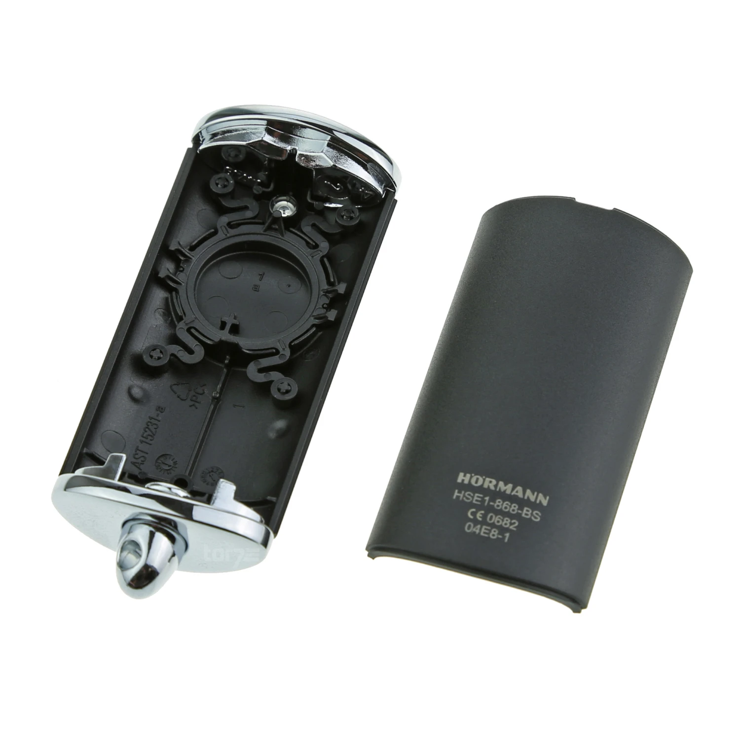 Hörmann Ersatz-Gehäuse Für Handsender HSE 1 BiSecur, Struktur Schwarz 4 Hörmann Ersatz-Gehäuse Für Handsender HSE 1 BiSecur, Struktur Schwarz – Bild 4