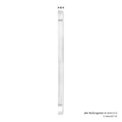 Hörmann Drückergarnitur D110 Kurzschild BB, Alu -Garagentor Serie 449909 hoermann drueckergarnitur mit kurzschild bb gelocht alu schild staerke