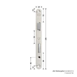Hörmann Einsteckschloss Mit Wechsel PZ Rechts, Dornmaß 65 Mm 11 Hörmann Einsteckschloss Mit Wechsel PZ Rechts, Dornmaß 65 Mm -Garagentor Serie 450693 hoermann einsteckschloss mit wechsel pz re dornmass 65 mm stulp breite hoehe