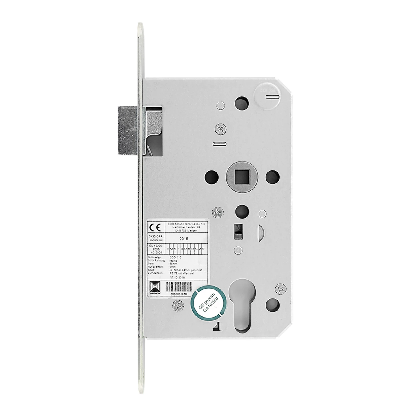 Hörmann Einsteckschloss Mit Wechsel PZ Rechts, Dornmaß 65 Mm 1 Hörmann Einsteckschloss Mit Wechsel PZ Rechts, Dornmaß 65 Mm