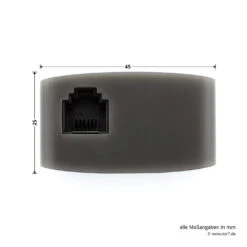 Hörmann Adapterplatine HAP 1 HCP -Garagentor Serie 4510204 hoermann adapterplatine hap 1 hcp masse seitenansicht