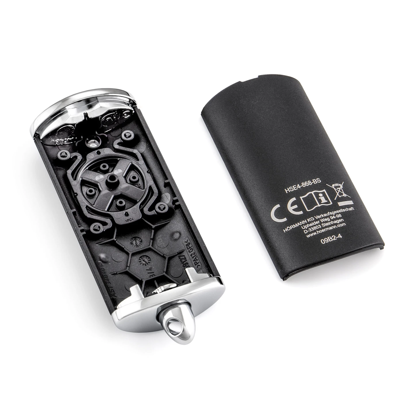 Hörmann Ersatz-Gehäuse Handsender HSE 4, Struktur Schwarz 2 Hörmann Ersatz-Gehäuse Handsender HSE 4, Struktur Schwarz – Bild 2