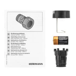 Hörmann Handsender EcoStar RSZ 1, 433 MHz BS, Schwarz -Garagentor Serie 4510444 hoermann handsender ecostar rsz 1 433 mhz bs schwarz liferumfang
