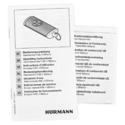 Hörmann Handsender HSE 4, BiSecur, Anthrazitgrau -Garagentor Serie 4511573 hoermann handsender hse 4 bisecur anthrazitgrau anleitung