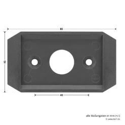 Hörmann Auswerteeinheit CTR 1b-1 -Garagentor Serie 4511638 hoermann auswerteeinheit ctr1b 1 montageplatte masse