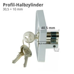 Hörmann Schlüsseltaster STUP 50 -Garagentor Serie 4511648 hoermann schluesseltaster stup 50 zylinder