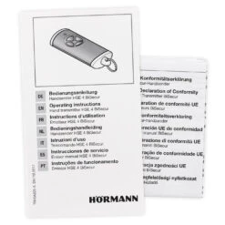 Hörmann Handsender HSE 4, BiSecur, Struktur Komplett Schwarz -Garagentor Serie 4511736 hoermann handsender hse 4 bisecur struktur komplett schwarz anleitung