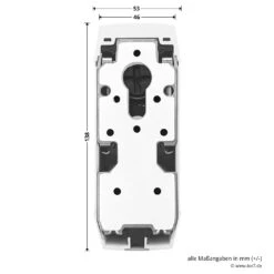 Hörmann Funk-Türschlossantrieb SmartKey -Garagentor Serie 4511787 hoermann funk tuerschlossantrieb smartkey weiss breite und laenge