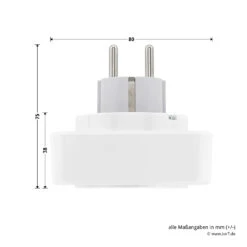 Hörmann Funk‑Set HF 51 868-BS -Garagentor Serie 4511824 hoermann funk set hf 51 868 bs steckdose fes 1 breite tiefe
