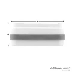 Hörmann Bluetooth-Antenne BTA 800 17 Hörmann Bluetooth-Antenne BTA 800 -Garagentor Serie 4511829 hoermann bluetooth antenne bta 800 masse seitenansicht