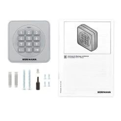 Hörmann Funk-Codetaster FCT 3-1 BS 19 Hörmann Funk-Codetaster FCT 3-1 BS -Garagentor Serie 4511856 hoermann funkcodetaster fct 3 1 bs lieferumfang