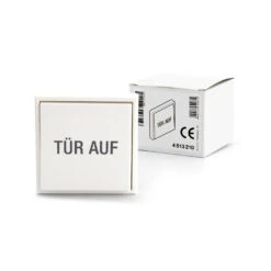 Hörmann Innentaster "Tür Auf", Weiß -Garagentor Serie 4513210 hoermann innentaster tuer auf weiss verpackung