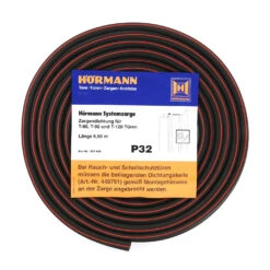 Hörmann Zargendichtung Für T-60-, T-90- Und T-120-Türen, P32, Länge 6,50 Meter Mit Dichtungskeil