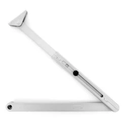 Hörmann GEZE Türschließer TS 4000, Silber -Garagentor Serie 453030 geze tuerschliesser ts 4000 silber mit gestaenge arm ausgezogen