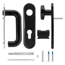 Hörmann Feuerschutz-Wechselgarnitur Typ D110 In Kunststoff Schwarz -Garagentor Serie 454685 hoermann fs wechselgarnitur d 110 antipanik lieferumfang