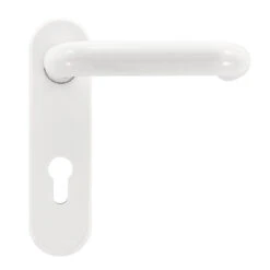 Hörmann FS Wechselgarnitur D110 Kurzschild PZ, Weiß -Garagentor Serie 454688 hoermann fs wechselgarnitur d 110 pz kurzschild polyamid weiss gleitlager griff