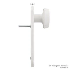 Hörmann FS Wechselgarnitur D110 Kurzschild PZ, Weiß -Garagentor Serie 454688 hoermann fs wechselgarnitur d 110 pz kurzschild polyamid weiss gleitlager knauf masse